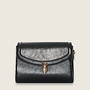 Crinkle crossover box ( Black )