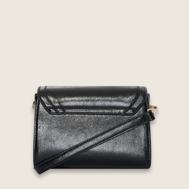 Crinkle crossover box ( Black )