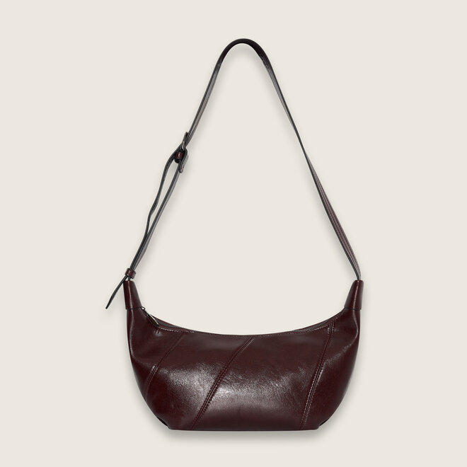 Crinkle hobo small ( Bordeaux )