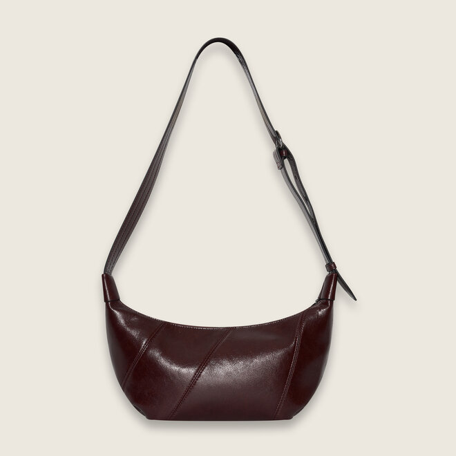 Crinkle hobo small ( Bordeaux )