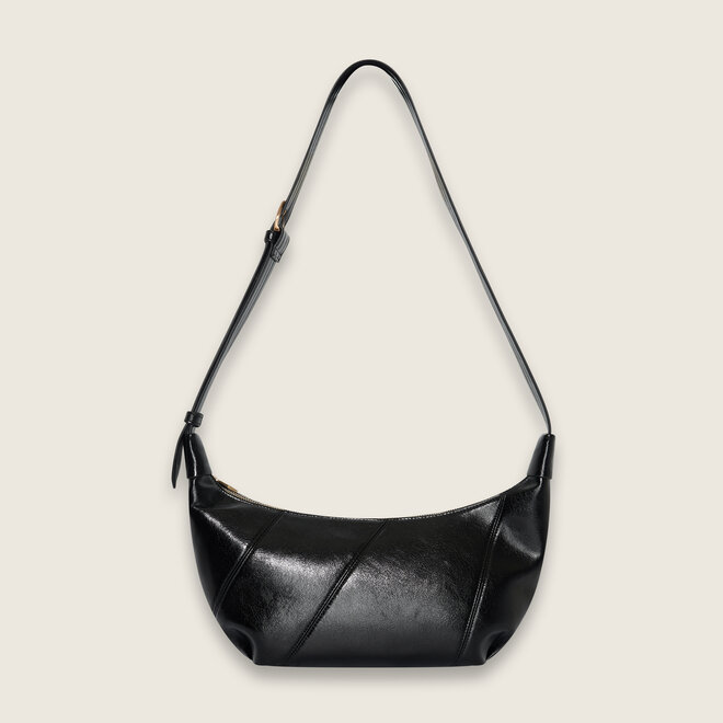 Crinkle hobo small ( Black )
