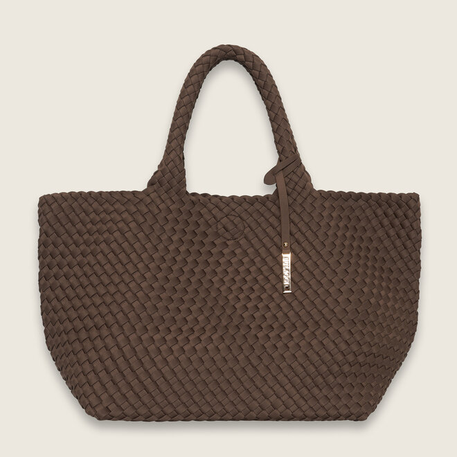 Neopreen woven shopper ( Brown )