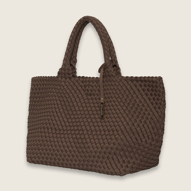 Neopreen woven shopper ( Brown )