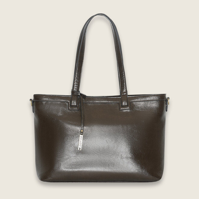 Crinkle shopper landscape ( Dark brown )