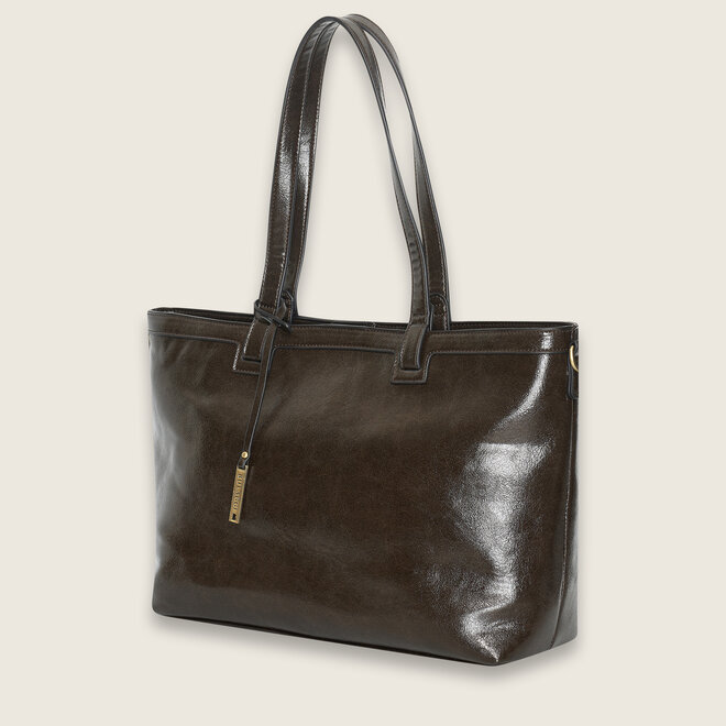 Crinkle shopper landscape ( Dark brown )
