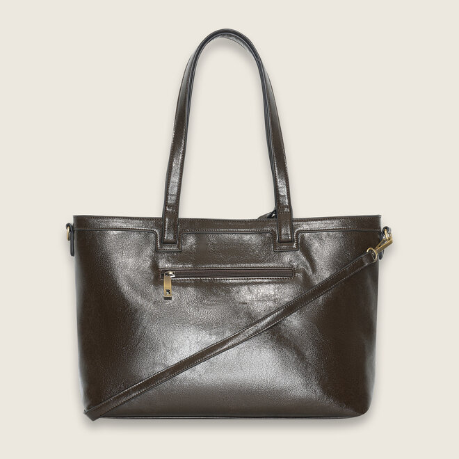 Crinkle shopper landscape ( Dark brown )