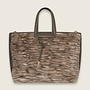 Zebra fur shopper ( Taupe )