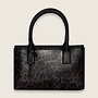 Leo glossy shopper ( Antraciet )