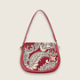 jacquard shoulderbag ( Bordeaux )