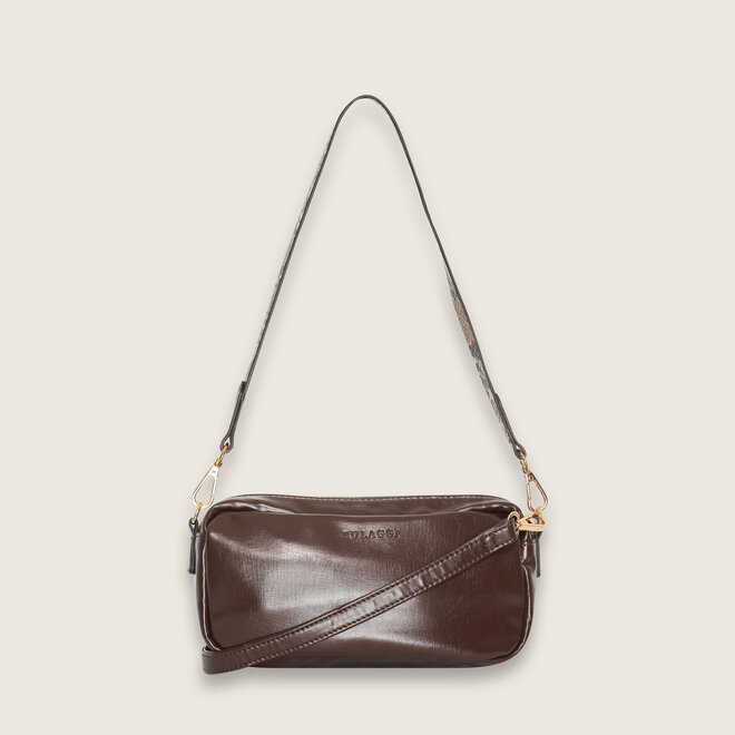 snake detail crossover ( Dark brown )