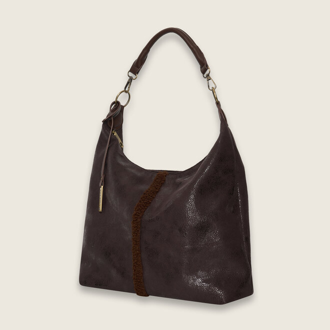 Lammy hobo ( Dark brown )