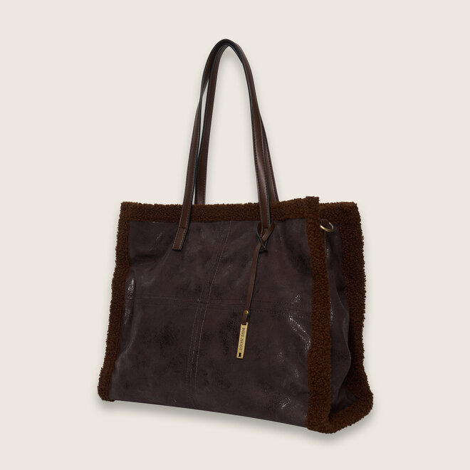 Lammy shopper ( Donker bruin )