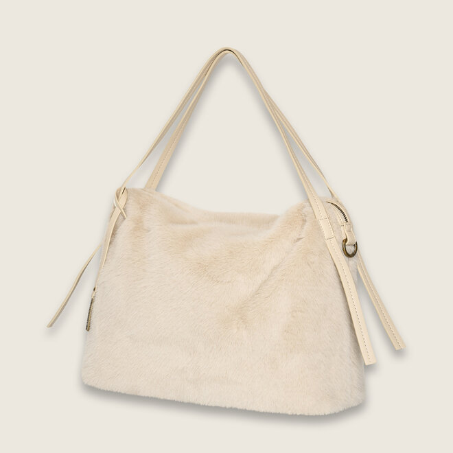 Furry shopper ( Creme )