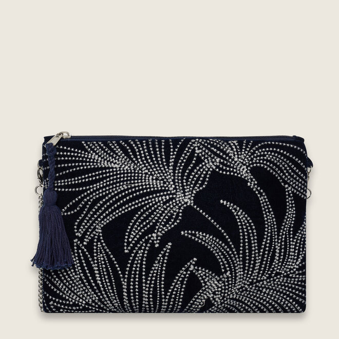 Leaves clutch ( Donker blauw )