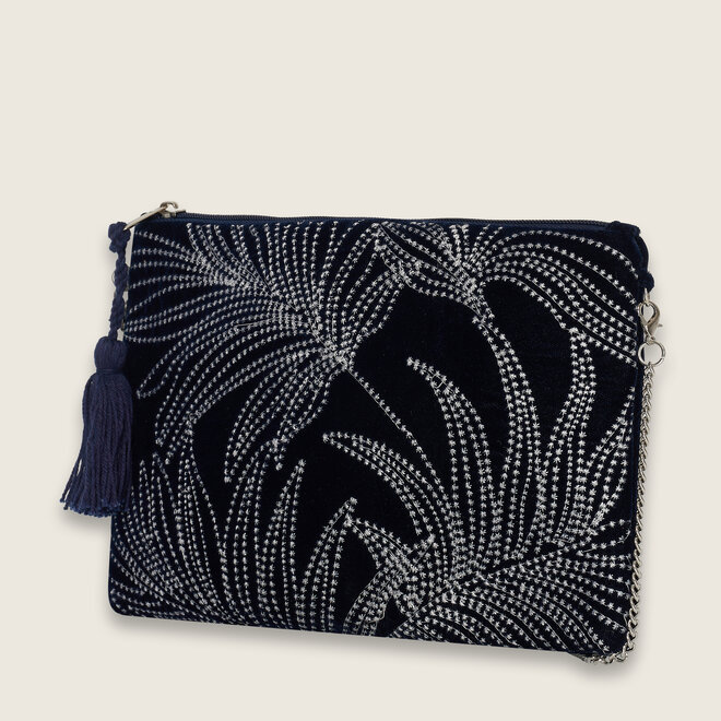 Leaves clutch ( Donker blauw )