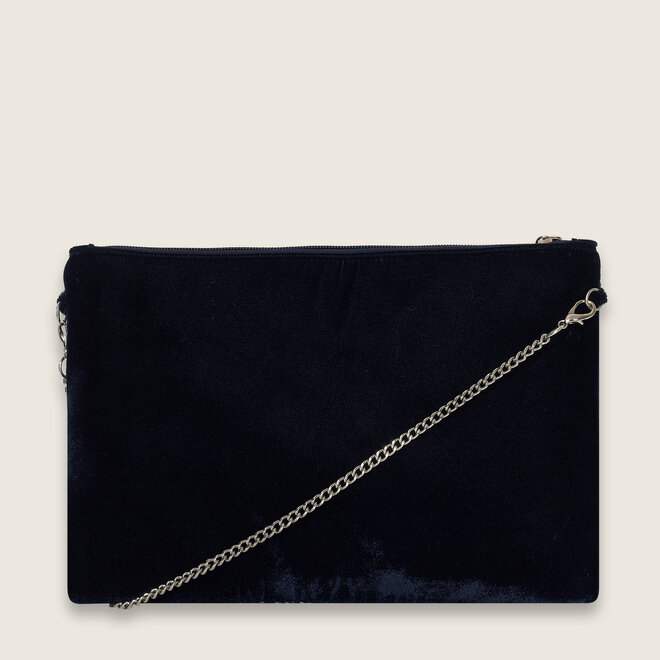 Leaves clutch ( Dark blue )