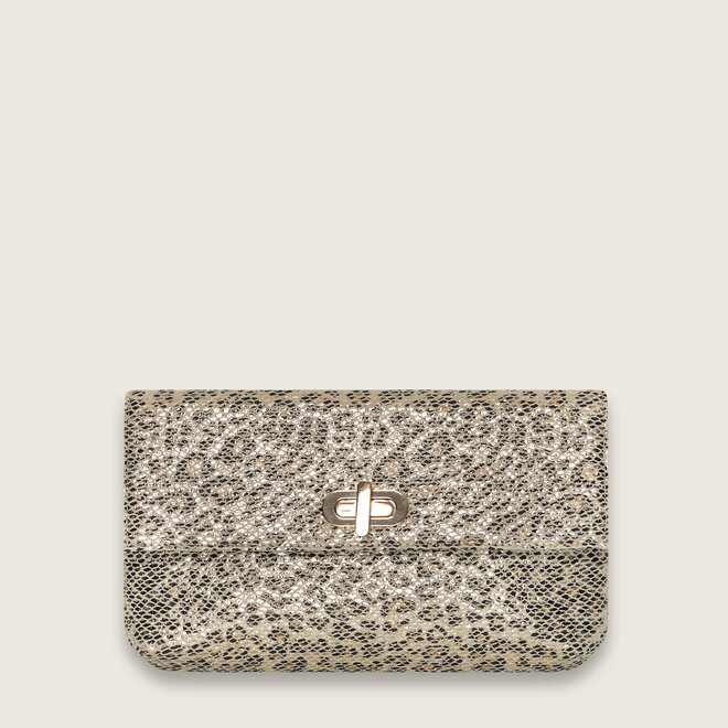 mini snake clutch ( Gold )
