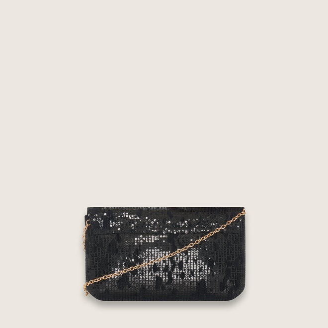 Sequins clutch ( Zwart )