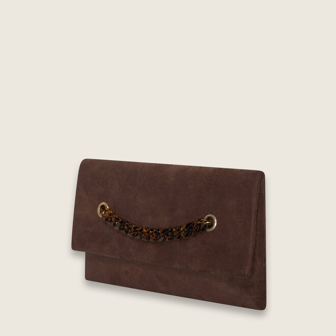Patricia clutch ( Dark brown )