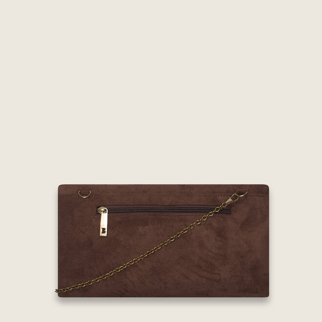 Patricia clutch ( Donkerbruin )