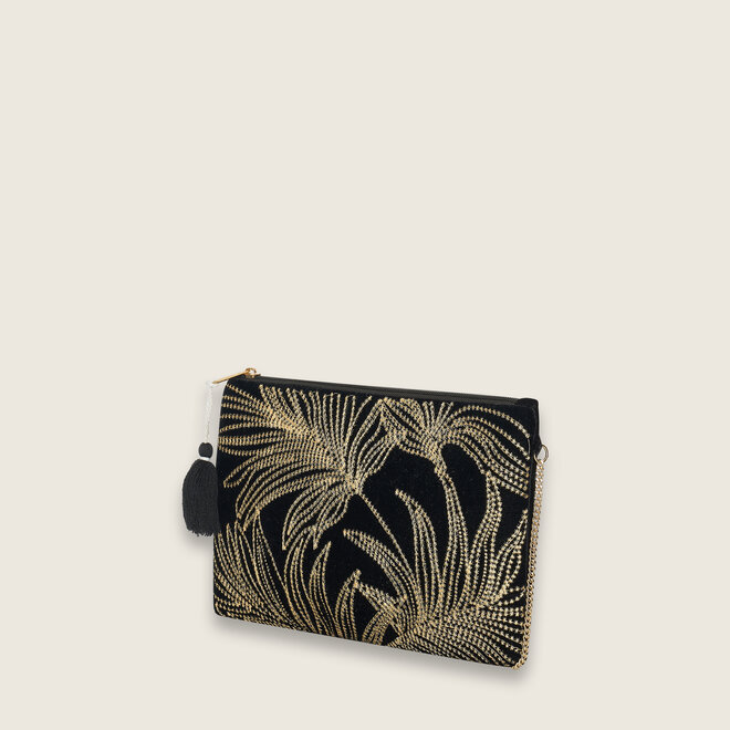 Leaves clutch ( Zwart )