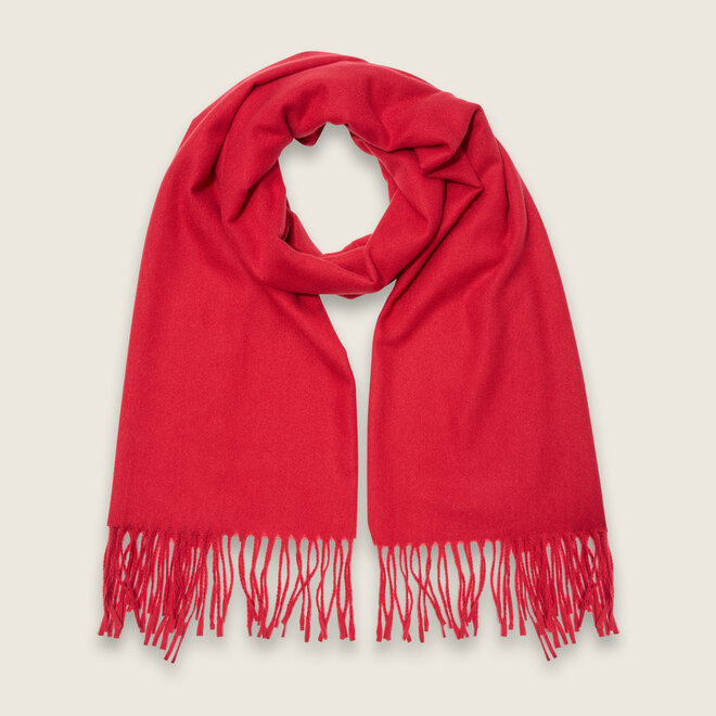 Effen sjaal ( Rood)