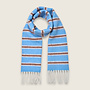 Gestreepte sjaal ( Pastel blauw)