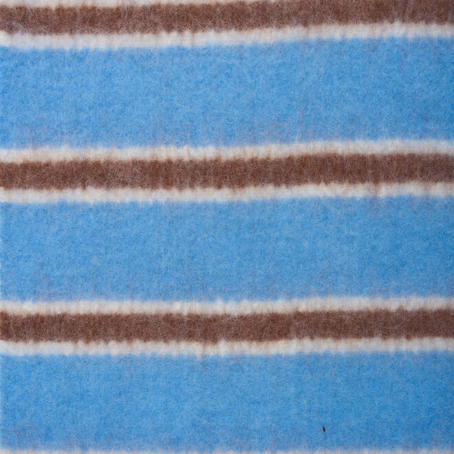 Gestreepte sjaal ( Pastel blauw)
