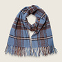 Check sjaal ( Blauw)