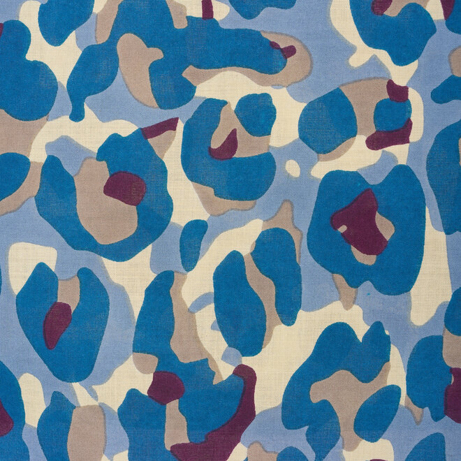 bandana leopard ( Blue)