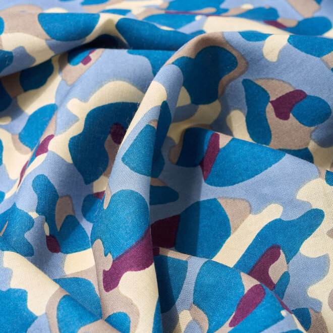 bandana leopard ( Blue)