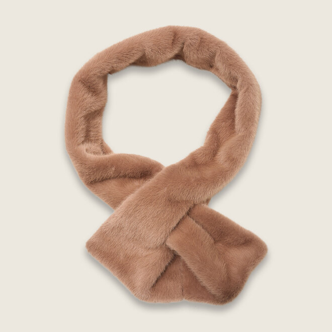 Fake fur sjaal ( Zand)