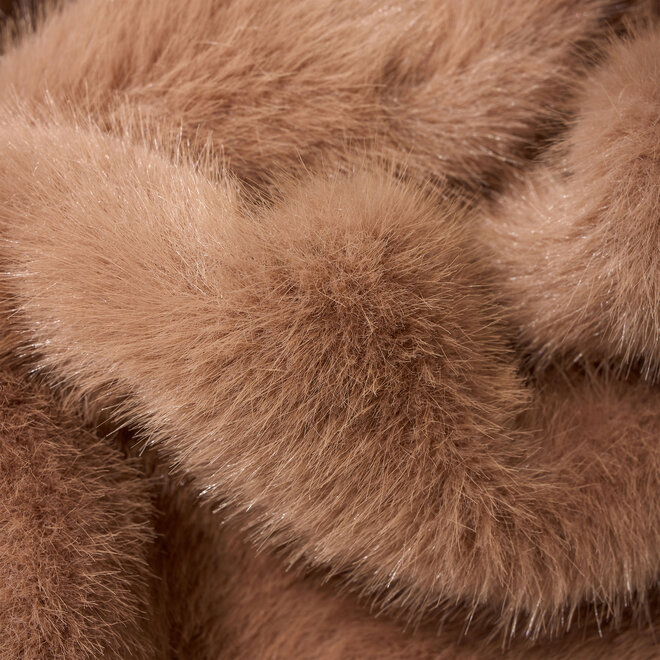 Fake fur sjaal ( Zand)