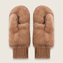 Fake fur handschoenen( Zand)