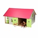 Thimbletoys Paardenstal Roze met 2 Boxen en Berging Thimbletoys Paardenstal Roze met 2 Boxen en Berging