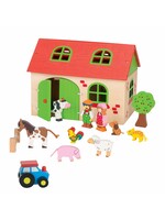 Thimbletoys Houten Boerderij, 13dlg.