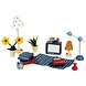 Thimbletoys Accessoires Woonkamer, 17dlg. Thimbletoys Accessoires Woonkamer, 17dlg.