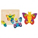 Thimbletoys Houten 3-lagen Puzzel Vlinder Thimbletoys Houten 3-lagen Puzzel Vlinder