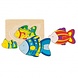 Thimbletoys Houten 3-lagen Puzzel Vis Thimbletoys Houten 3-lagen Puzzel Vis
