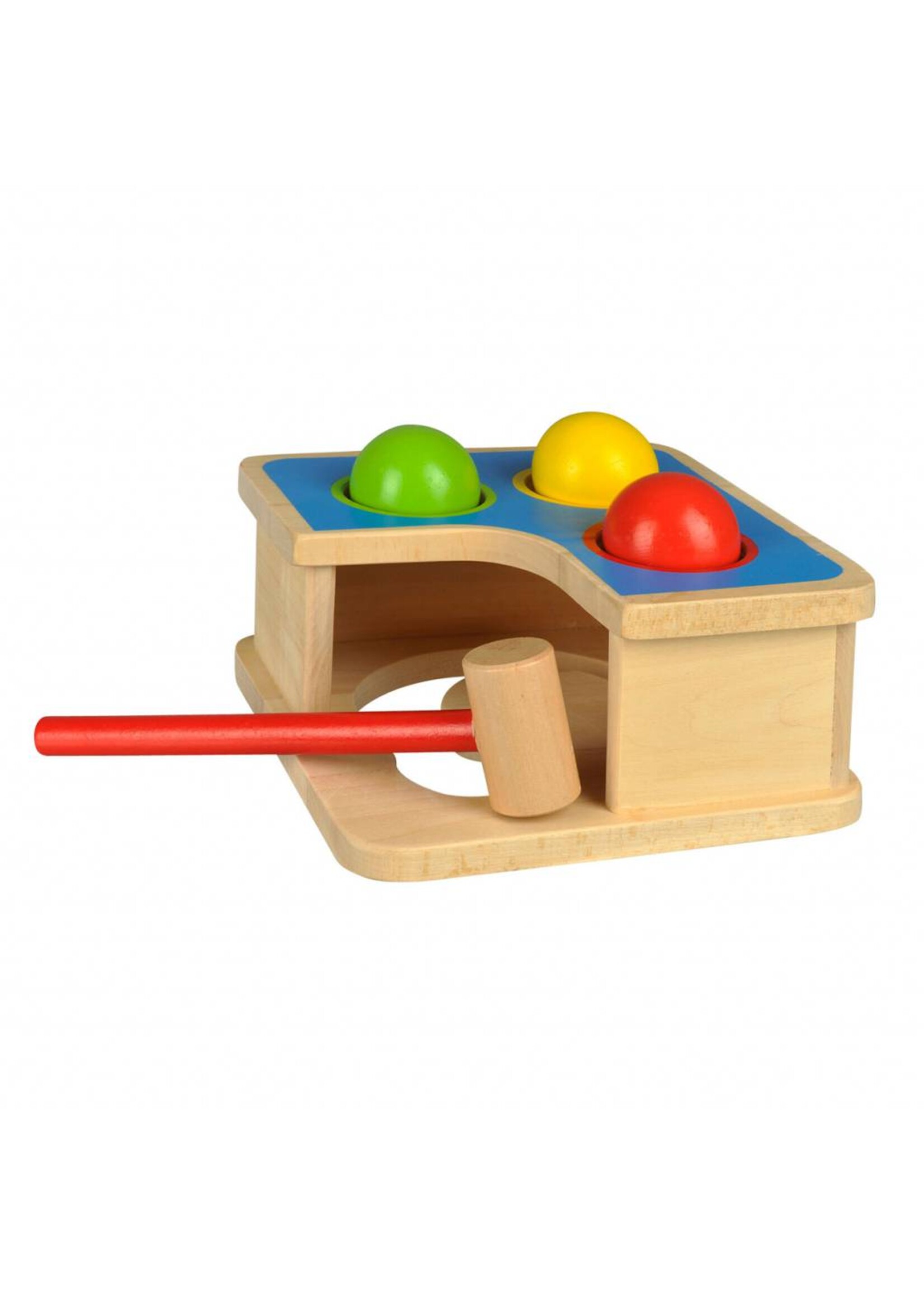 Thimbletoys Houten Hamerbank met Bal