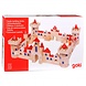 Goki Houten Bouwblokken Kasteel, 145dlg. Goki Houten Bouwblokken Kasteel, 145dlg.