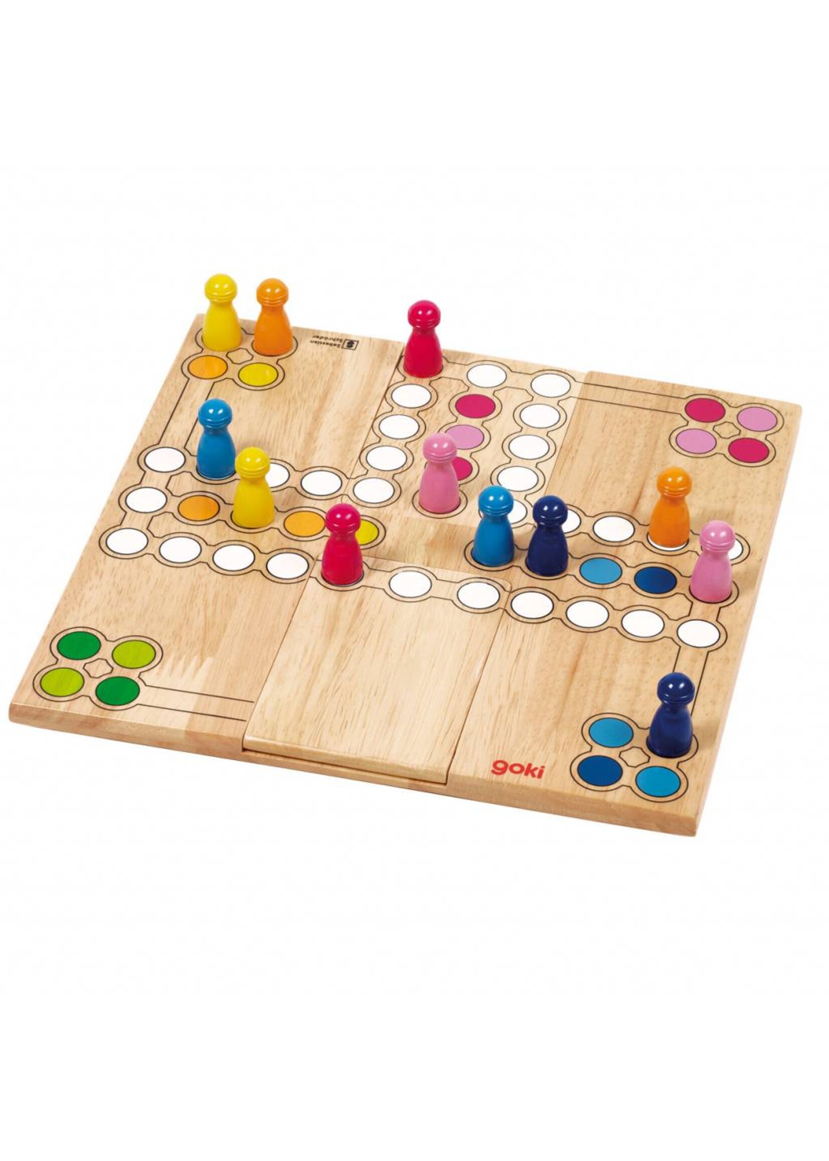 Goki  Houten Ludo Spel - Variabel