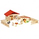Thimbletoys Houten Konijnenhok, 25dlg. Thimbletoys Houten Konijnenhok, 25dlg.