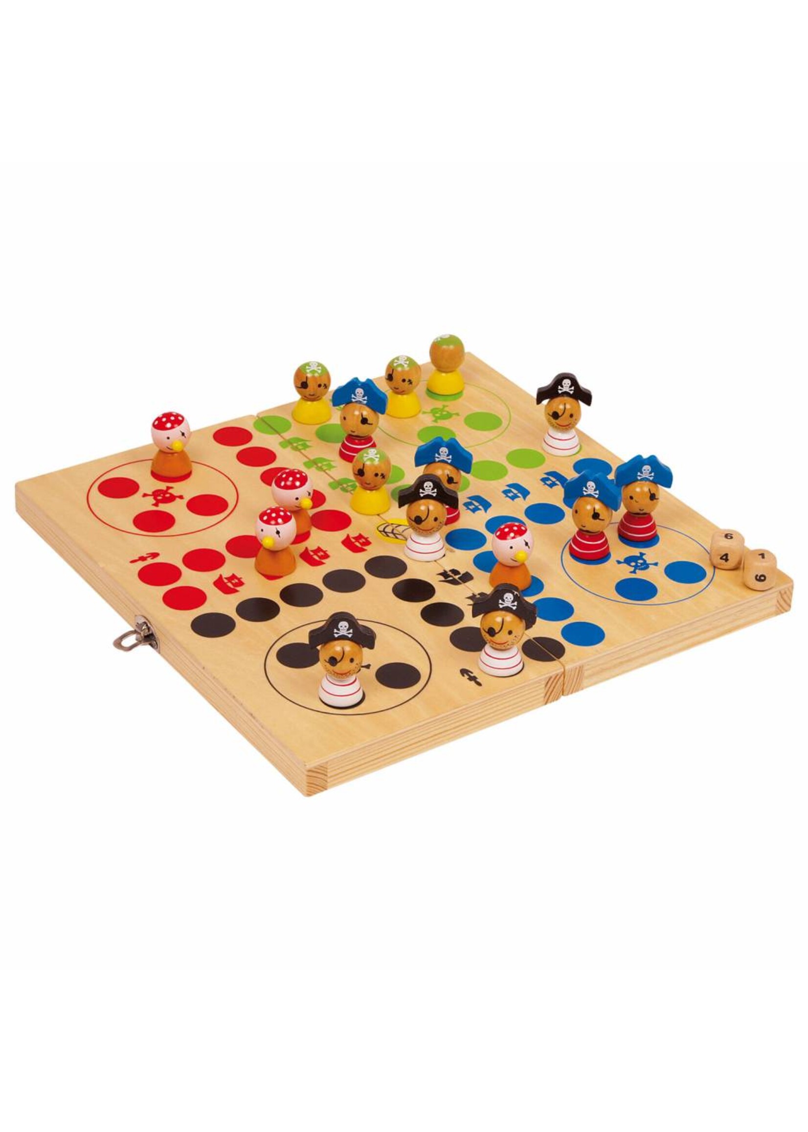 Thimbletoys Houten Ludo Pirateneiland