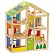 Hape Hape Houten 4 Seizoenen Poppenhuis Met Meubels Hape Hape Houten 4 Seizoenen Poppenhuis Met Meubels