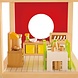 Hape Hape Poppenhuis Eetkamer Hape Hape Poppenhuis Eetkamer