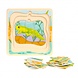 Thimbletoys Lagen Puzzel Cyclus - Kikker Thimbletoys Lagen Puzzel Cyclus - Kikker