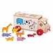 Bigjigs Houten Vormendoos Vrachtwagen, 11dlg. Bigjigs Houten Vormendoos Vrachtwagen, 11dlg.