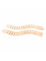 Thimbletoys Houten Rails - Flexibel, 2st.