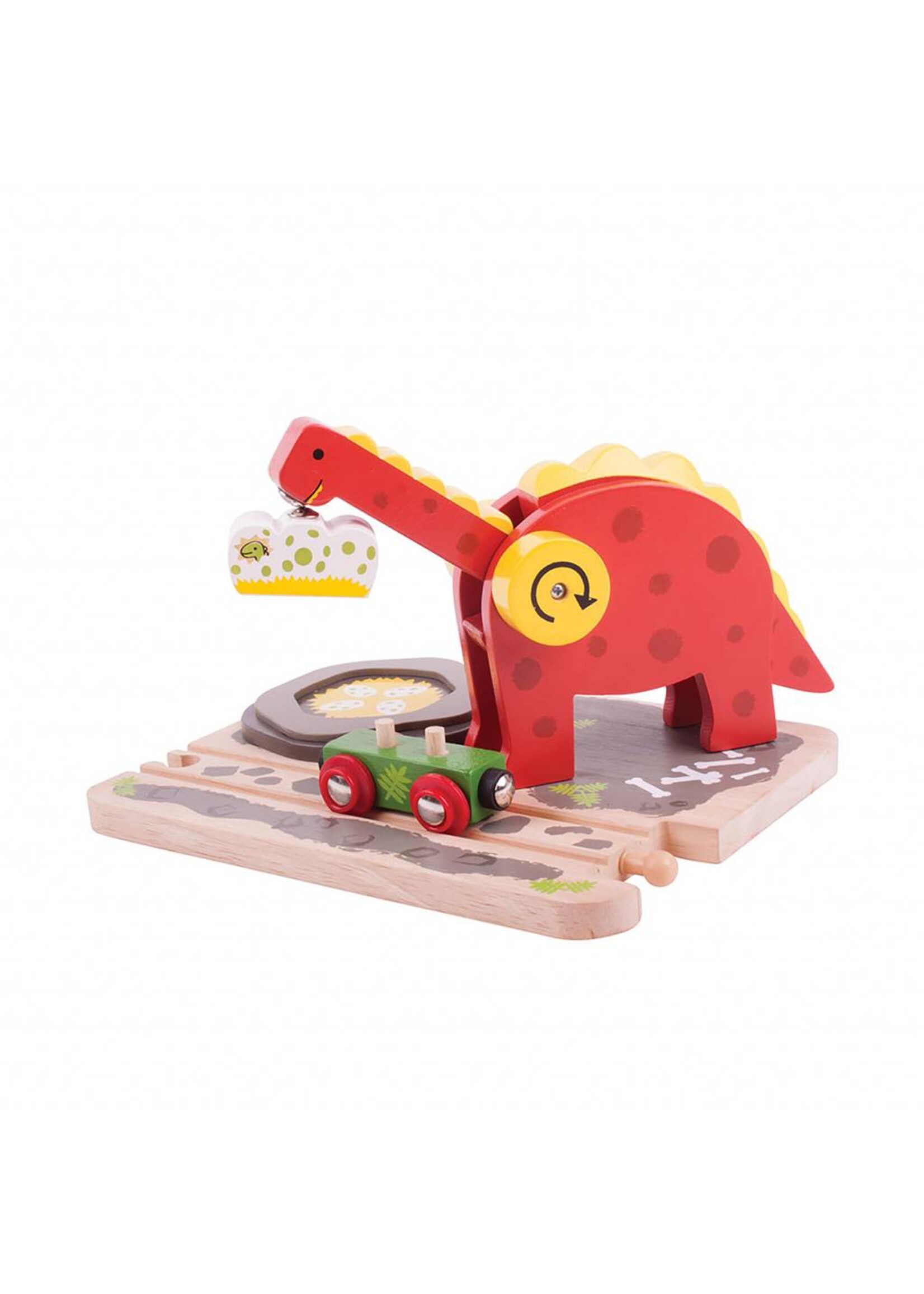 Thimbletoys Houten Dino Kraan